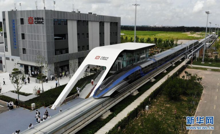 Chinas neue Magnetschwebebahn mit 600km/h