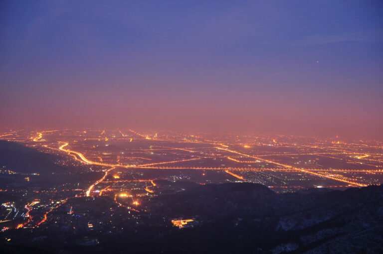 Beijing im Abendrot