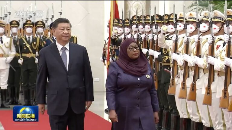 Xi Jinping trifft tansanische Präsidentin