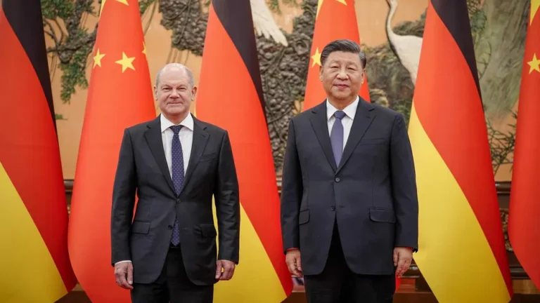 Xi Jinping trifft Olaf Scholz