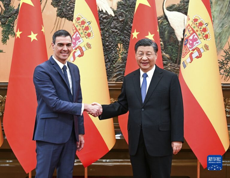 Xi Jinping trifft Spaniens Premierminister