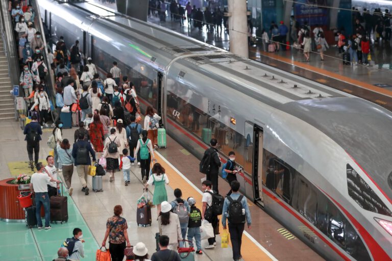 Chinas Bahn: Landesweit 16 Millionen Passagiere am 1. Mai befördert