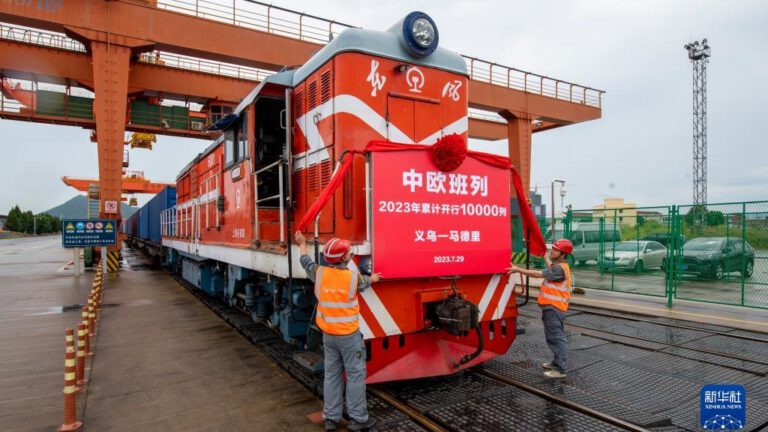 Mehr als 10.000 China-Europa-Express in diesem Jahr