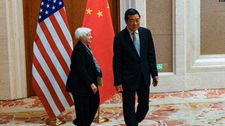 Chinesischer Vizepremier führt Gespräche mit US-Finanzministerin