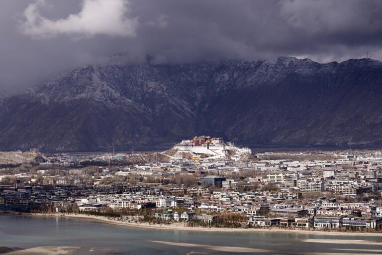 Schnee in Tibet