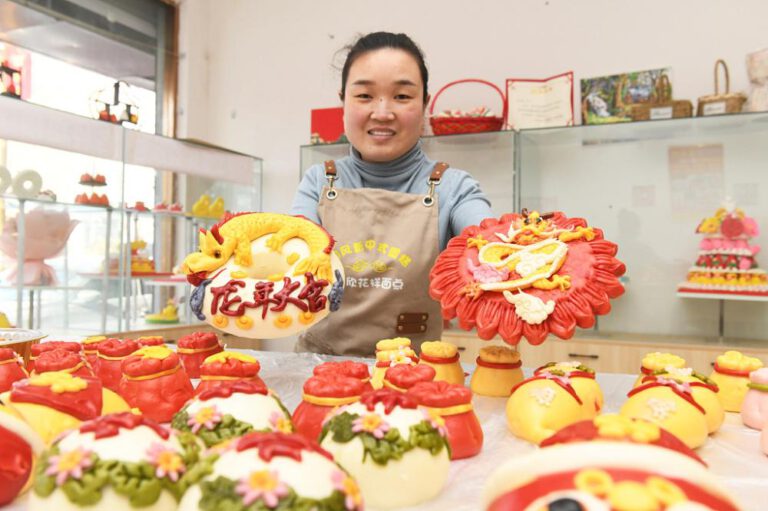 Chinas Frühlingsfestmärkte präsentieren neue Trends