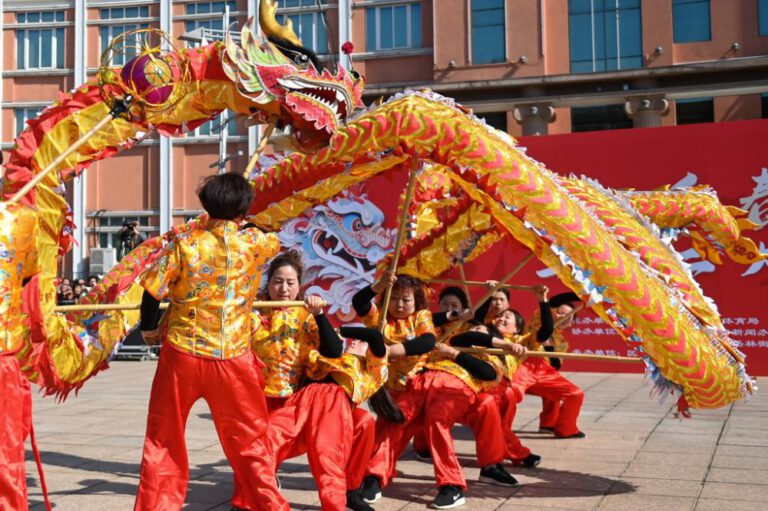 Heimat der Tuchdrachen Chinas